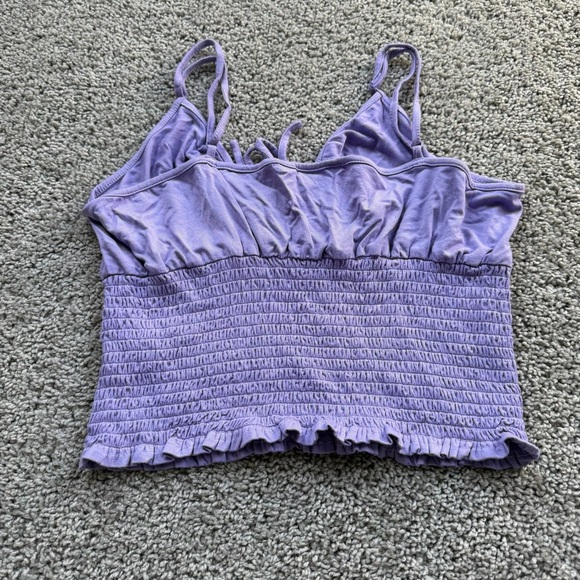 BB Dakota Steve Madden Purple Crop Top Size Large - Picture 4 of 4